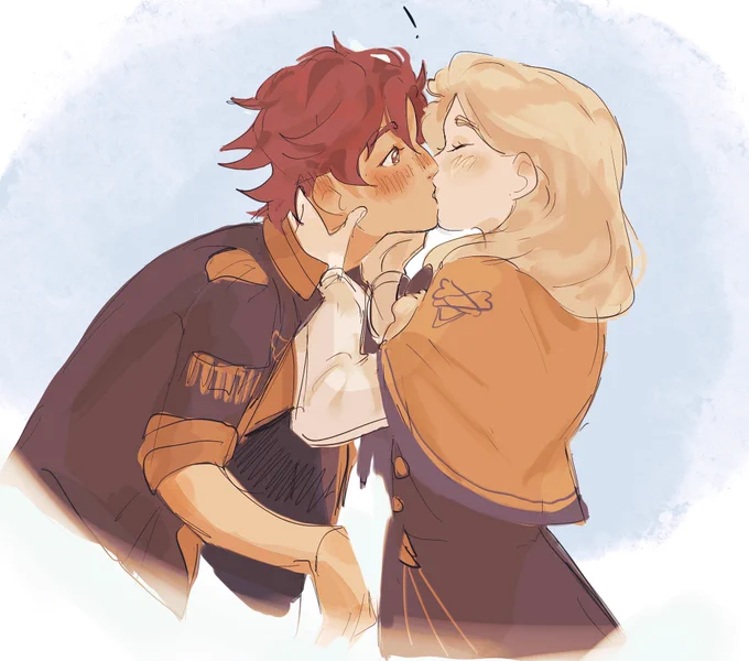 Day 1! First time (kissing) #SylcedesWeek22 #sylcedes #fe3h 