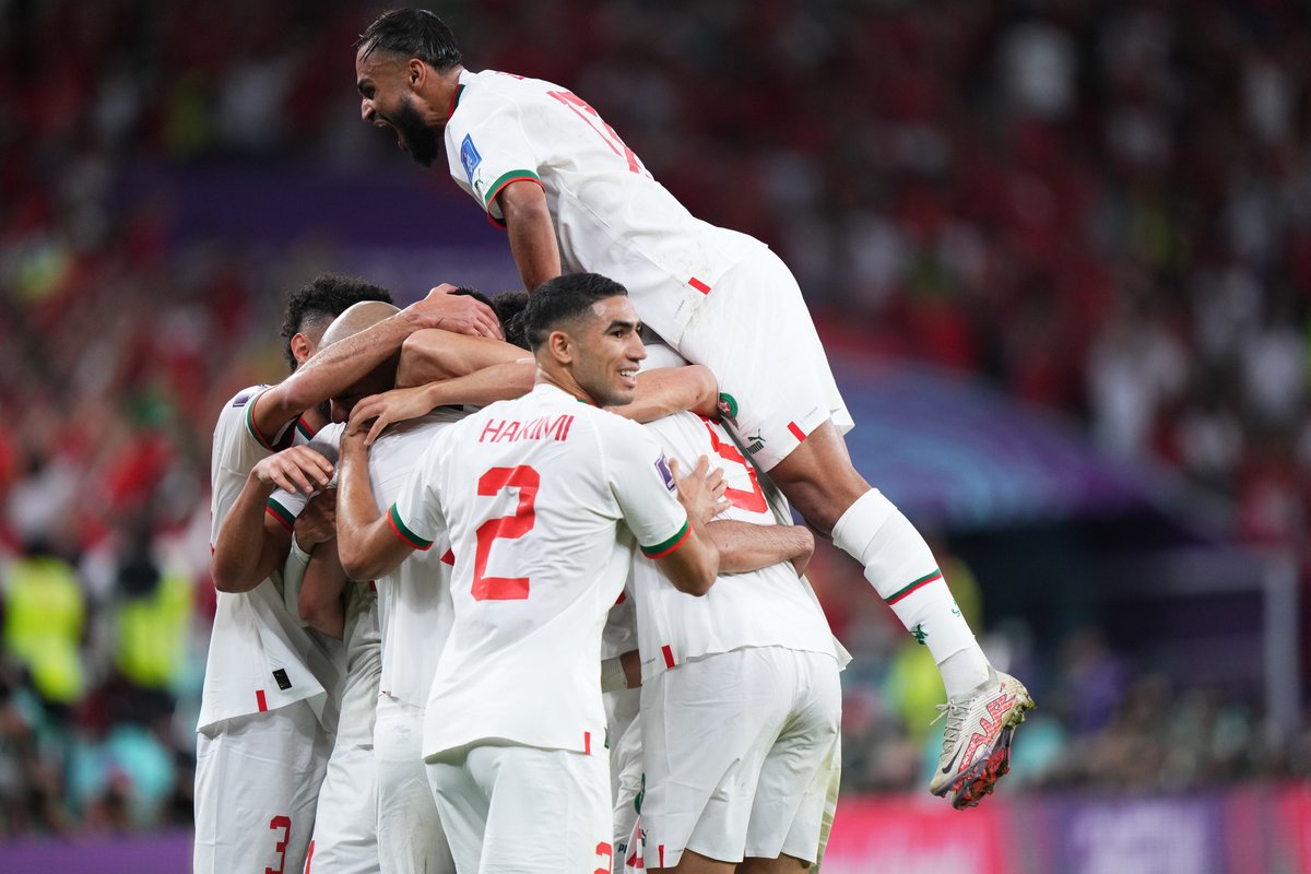 LE MAROC TIENT SA PREMIÈRE VICTOIRE EN COUPE DU MONDE DEPUIS 1998 🇲🇦🇲🇦