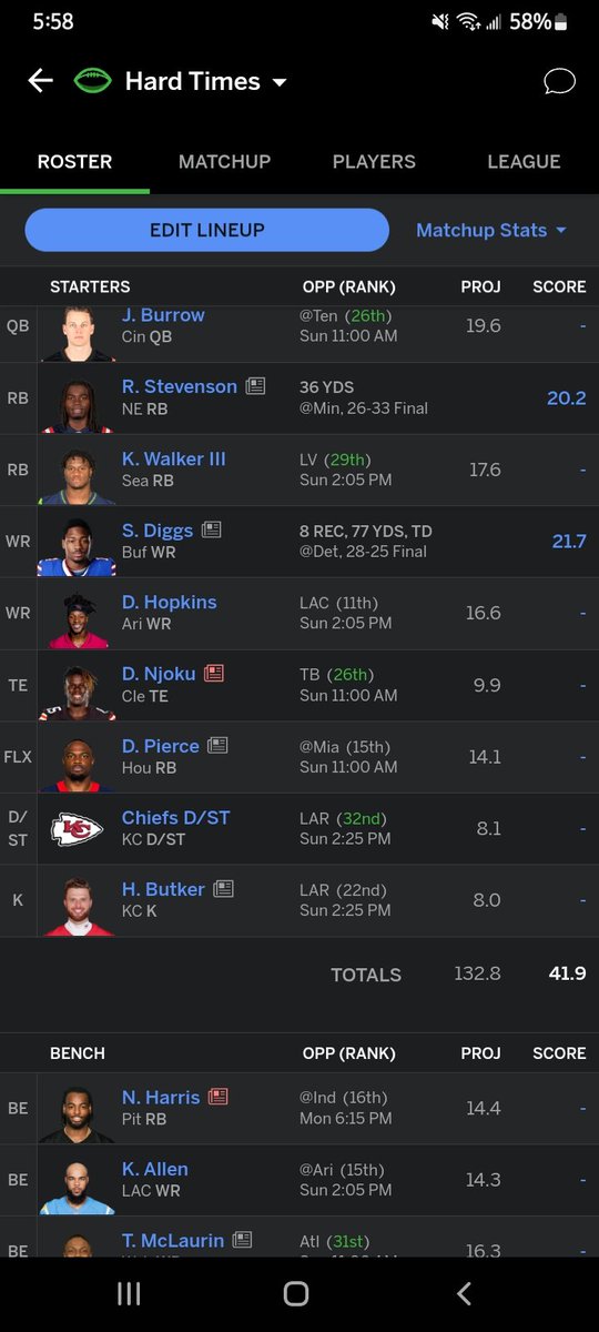 Tubbs915's tweet photo. @ItsTeraTime Pierce or McLaurin for flex? https://t.co/Y8H5ayRlkX