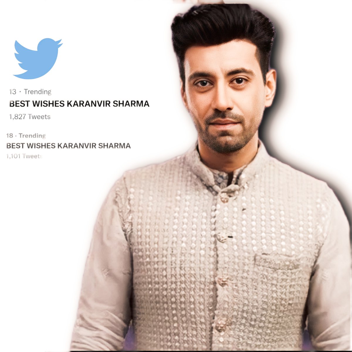 kaju_katlii15's tweet photo. It's trending..🥳

BEST WISHES KARANVIR SHARMA https://t.co/eRn323PXY8