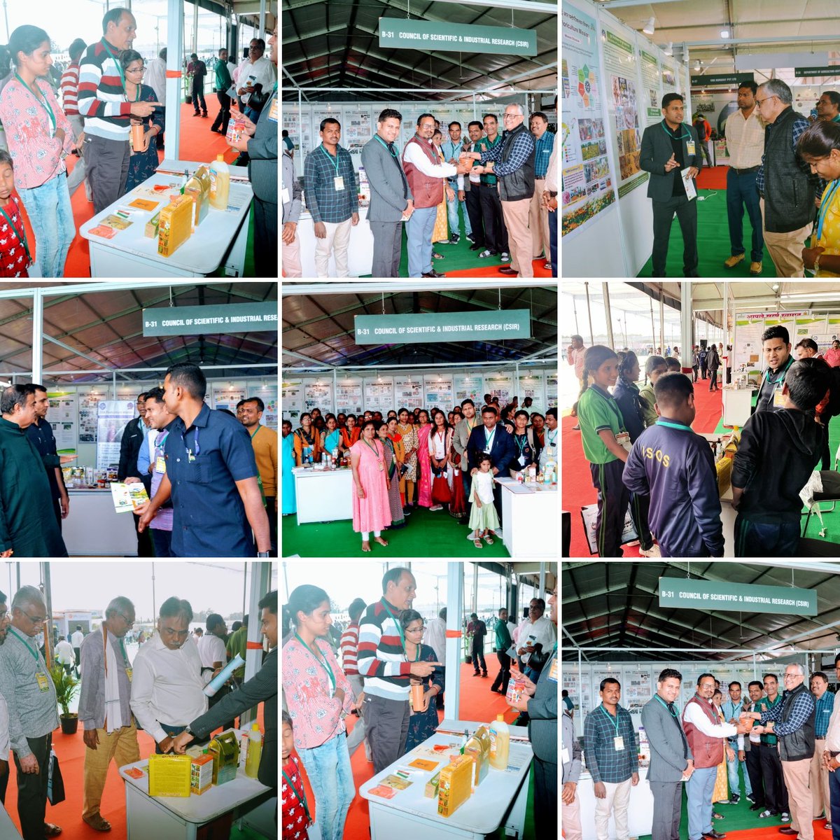 #CSIRNBRI participated in #AgriVision2022 at Nagpur & exhibited their technologies at expo. Hon'ble Minister @nitin_gadkari also visited the #CSIRpavilion on the occasion & he was also informed about the recent achievements of #CSIRFloricultureMission.
@CSIR_IND @DrNKalaiselvi