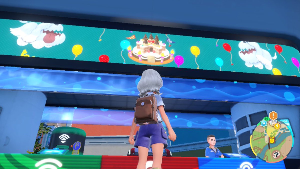ポケモン内でもお誕生日祝ってもらえた🎂

#ポケモンSV https://t.co/Xba3islSZU