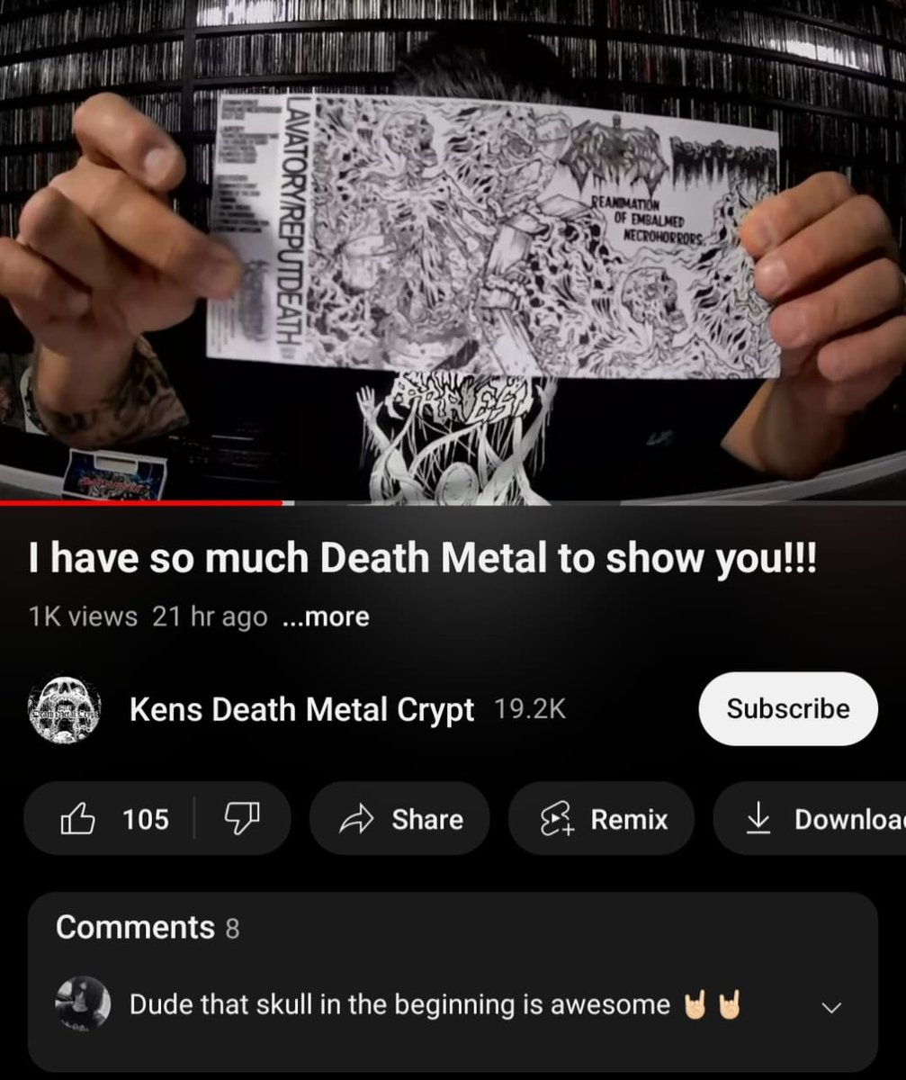 Lavatorydeath's tweet photo. Thank you Mr Ken from Death Metal Crypt for the good review 🤘

Check out the review via Youtube :
https://t.co/6GuVCg6mbr

#Khelldeathmetal
#Lavadeath
#Deathmetalcrypt
#Kualalumpurdeathmetal https://t.co/b5kwYM9IEl