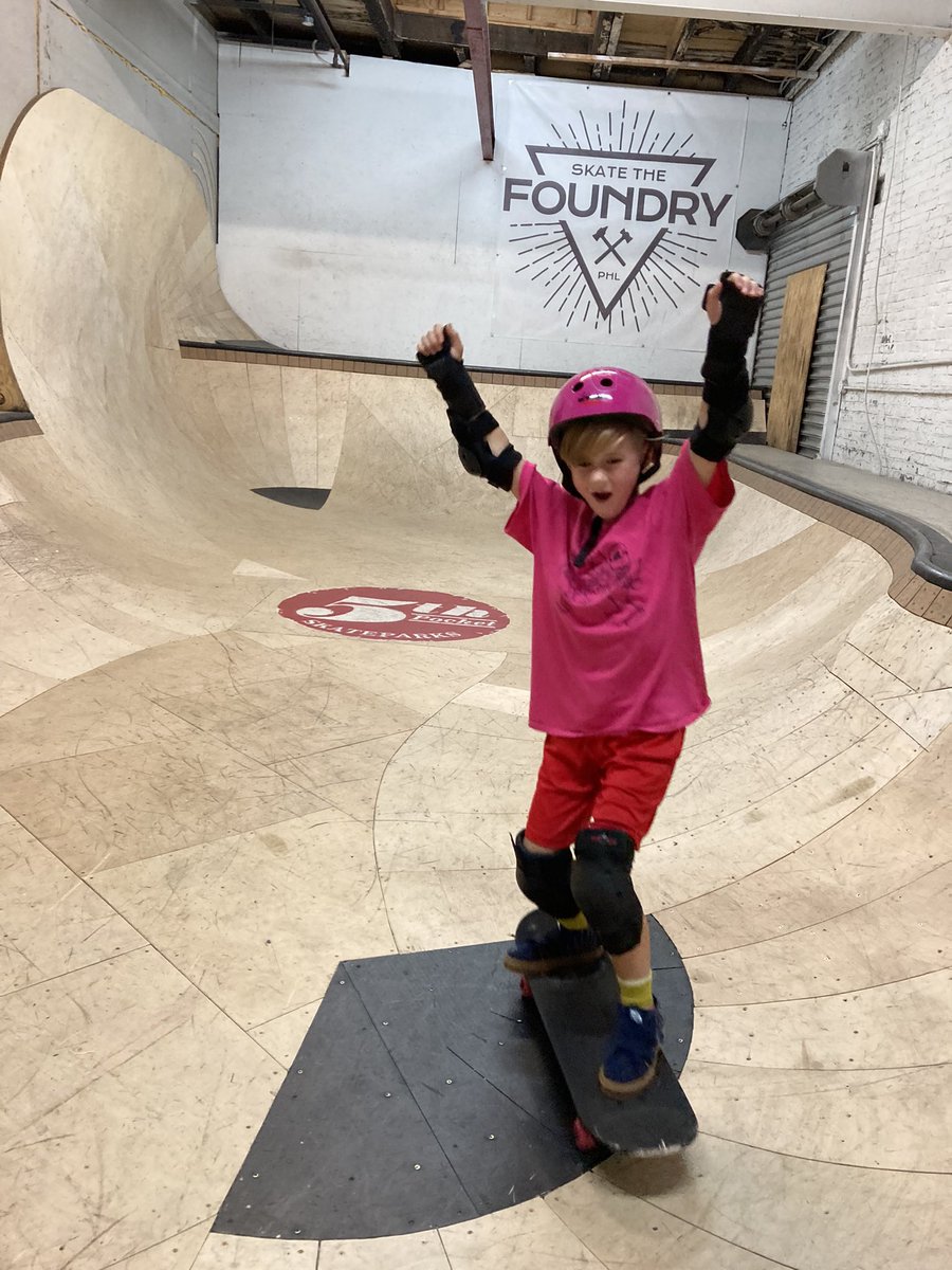 SkateTheFoundry's tweet photo. Not only the first time skating the bowl, but he also just landed his first Rock-to-Fakie!! Persistence is key to success and happiness! Congratulations 🎉 https://t.co/Hmp0X9udQc