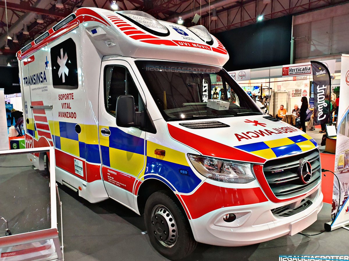 GaliciaSpotter's tweet photo. Mercedes-Benz Sprinter chasis-cabina mas cajón RLAF1 CARLA 4.0 para el Servicio de Salud del Principado de Asturias.
Empresa: @transinsa
Carrozado por: Rodríguez López Auto S.L.
@feriaSEDEXPO #sedexpo #sedexpo2022 #sedexpo22 #sprinter #asturias #transinsa #sespa #ambulancia https://t.co/XGCnkMsR00