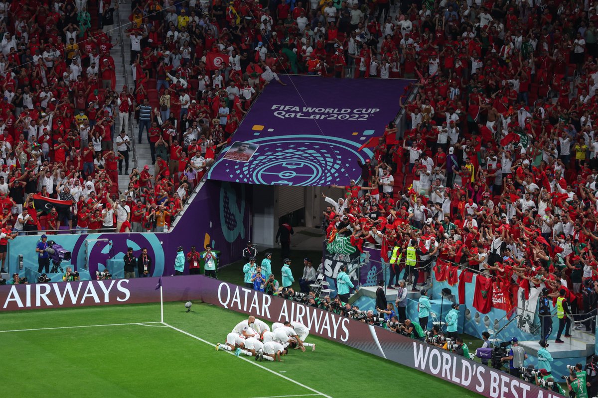 FIFAWorldCup's tweet photo. Limbs. 🇲🇦 https://t.co/4hOeIL7NlB
