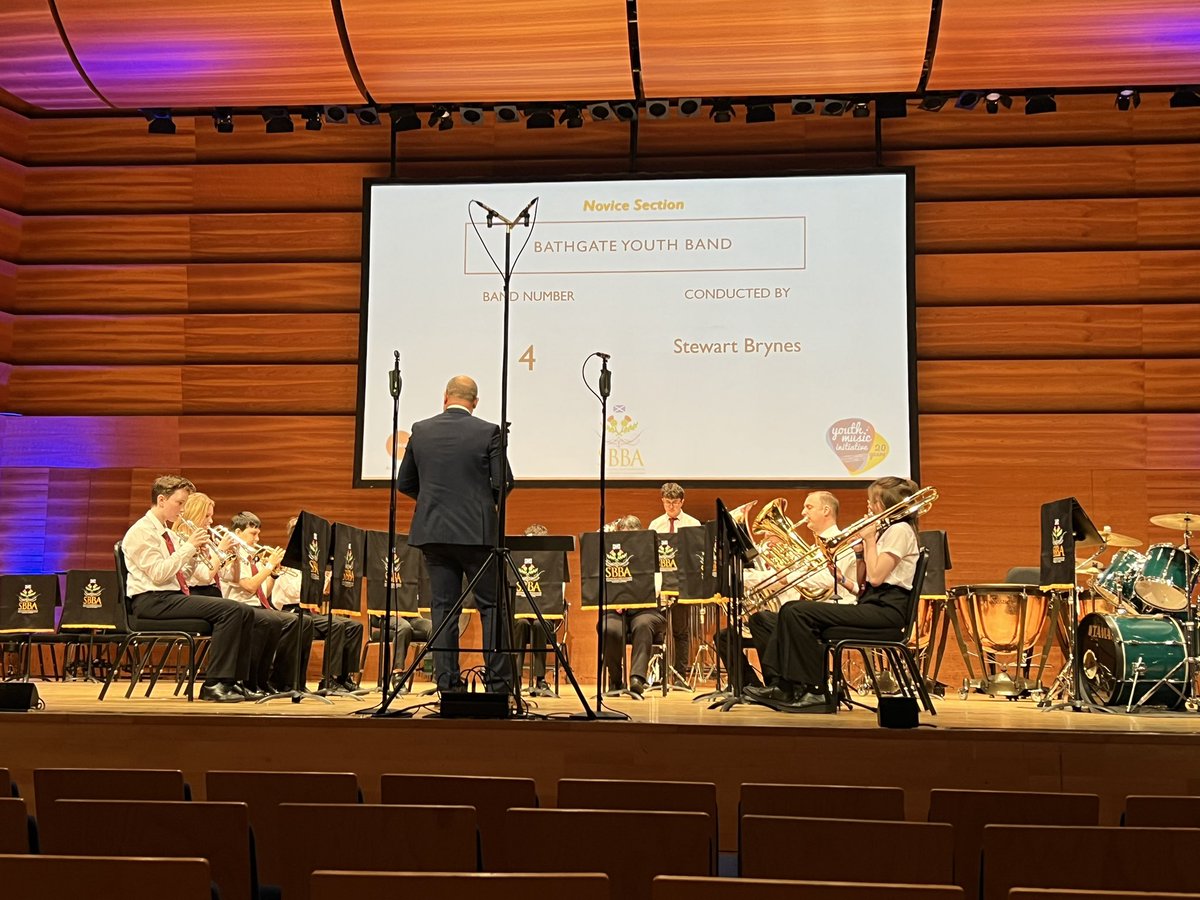 Our 18th performance in our #22in22 series saw us take to the stage in Perth for the Scottish Youth Brass Band Championships, where we achieved a Silver Award in the Novice Section.