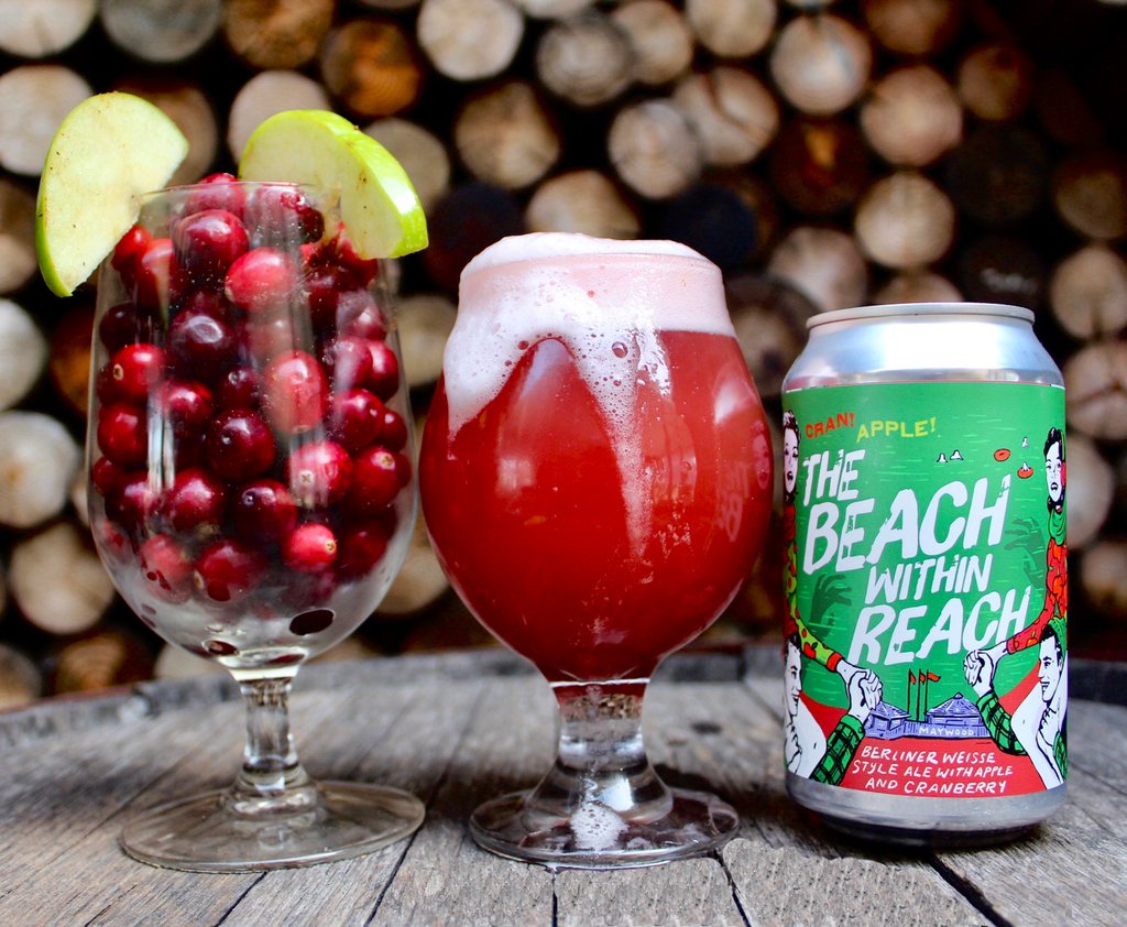 wiseacrebrew's tweet photo. Our new CranApple! The Beach Within Reach Berliner Weisse pairs perfectly with your Thanksgiving leftovers π¦
Stop by the taprooms today and grab a 6pk before they are gone π»
Brewed with CranApples. 7% ABV
#wiseacre #cranapple #berlinerweisse #beer #sour #thanksgiving https://t.co/HFLytzzmIv