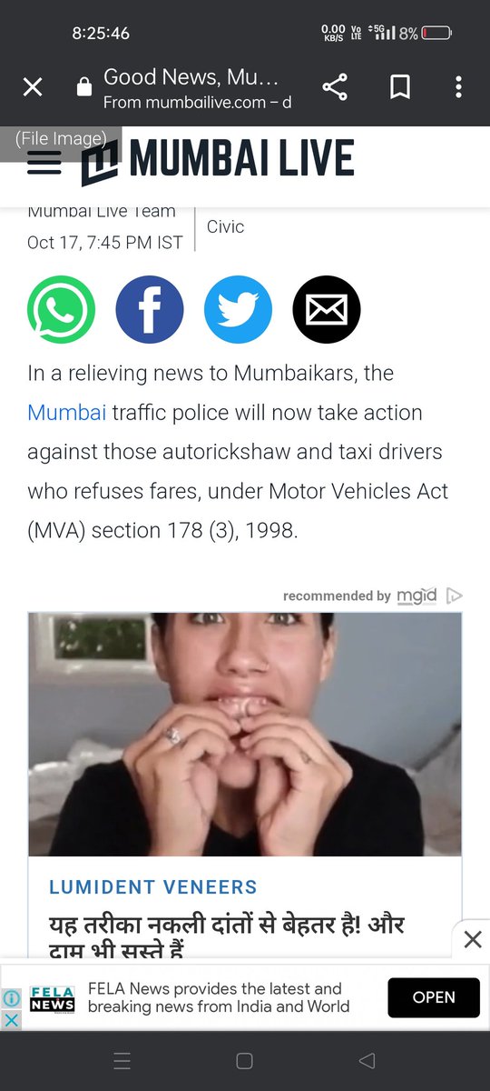 FafatKaran's tweet photo. @MTPHereToHelp @MumbaiPolice @DGPMaharashtra Auto rickshaw drivers refusing commuters / fares. Screenshot of the relevant section is attached in this post. Strict action should be taken against them as per MVA 1998. https://t.co/0kS4vk4aqz