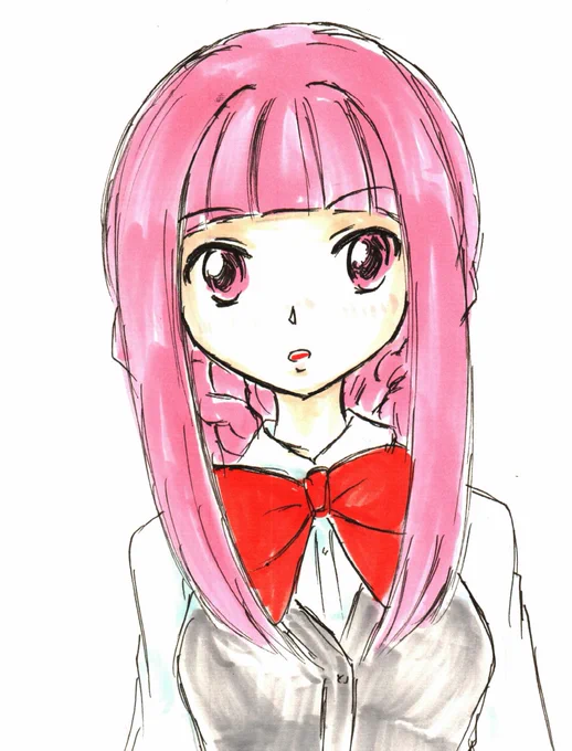 寝る前ラクガキいろは。近いうちにマギレコも履修します・・・ 
