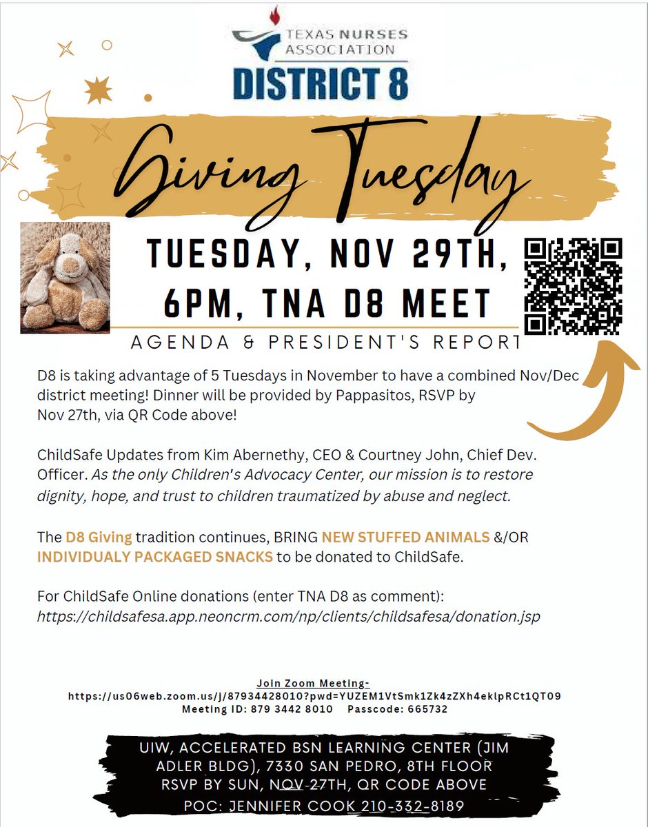 nurses_8's tweet photo. Join Us on Tuesday for our District Meeting - featuring ChildSafe ❤️🧡💛💚 https://t.co/V5RjgM5Wvs