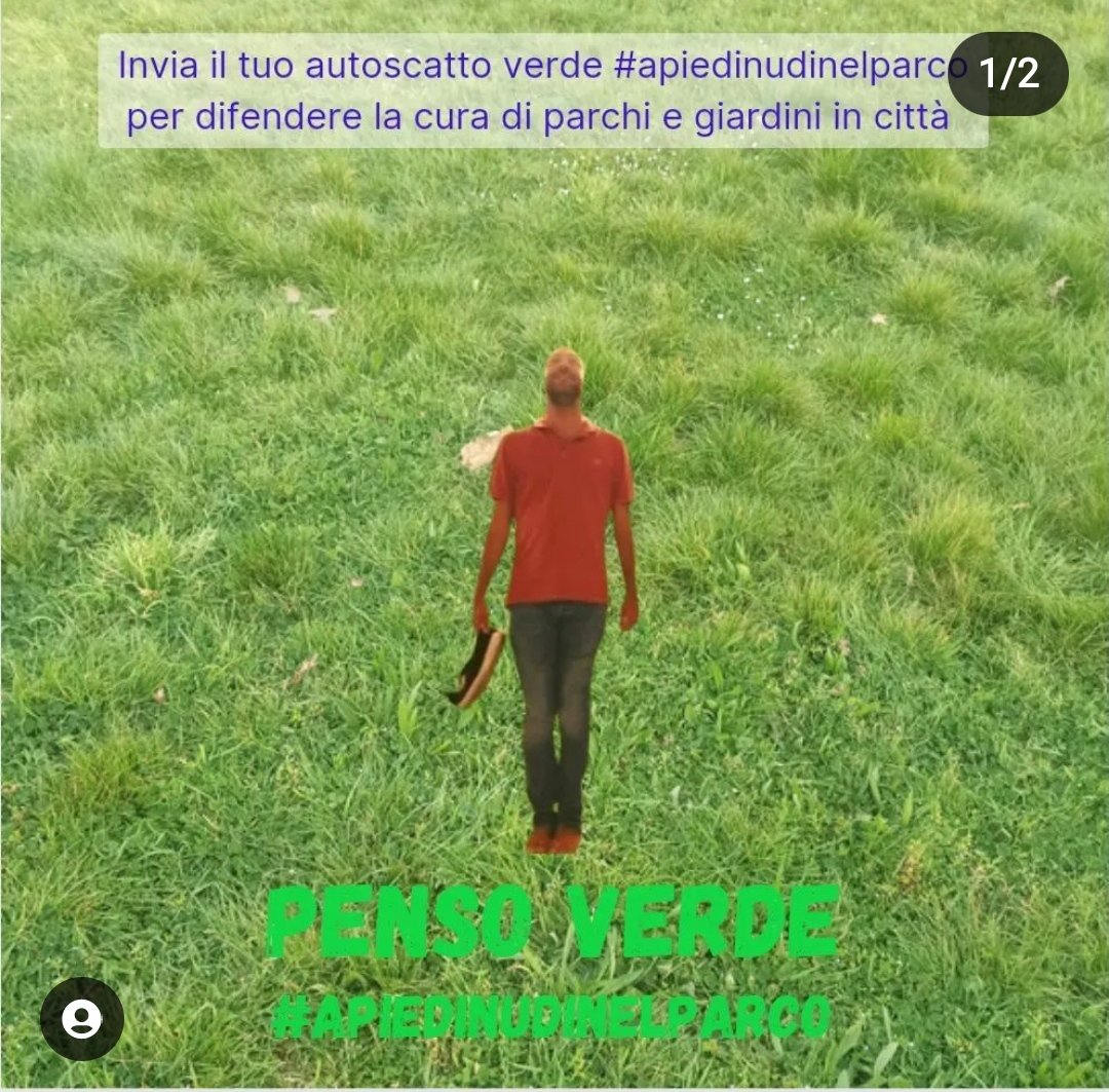 lore_apiedinudi's tweet photo. #PensoVerde, continua ...
Cosa รจ Penso Verde #apiedinudinelparco?
Un' iniziativa social(e) per creare una catena umana fotografica per sensibilizzare e riempire di verde e sorriso le nostre bacheche.
Come fare? Ve lo spiego qui sotto!. ร semplicissimo ๐ ๐๐ฃ https://t.co/V3nQAePgC6