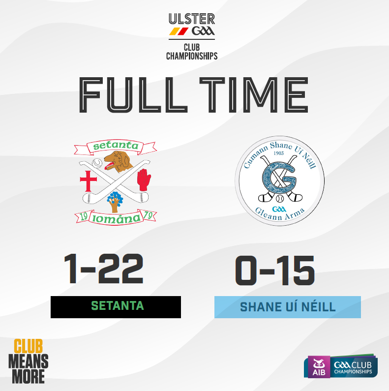 RESULT: @AIB_GAA #UlsterClub2022 JHC Final 🏆 @SetantaHC turn on the style in the second half to claim the silverware in Celtic Park! #ClubMeansMore