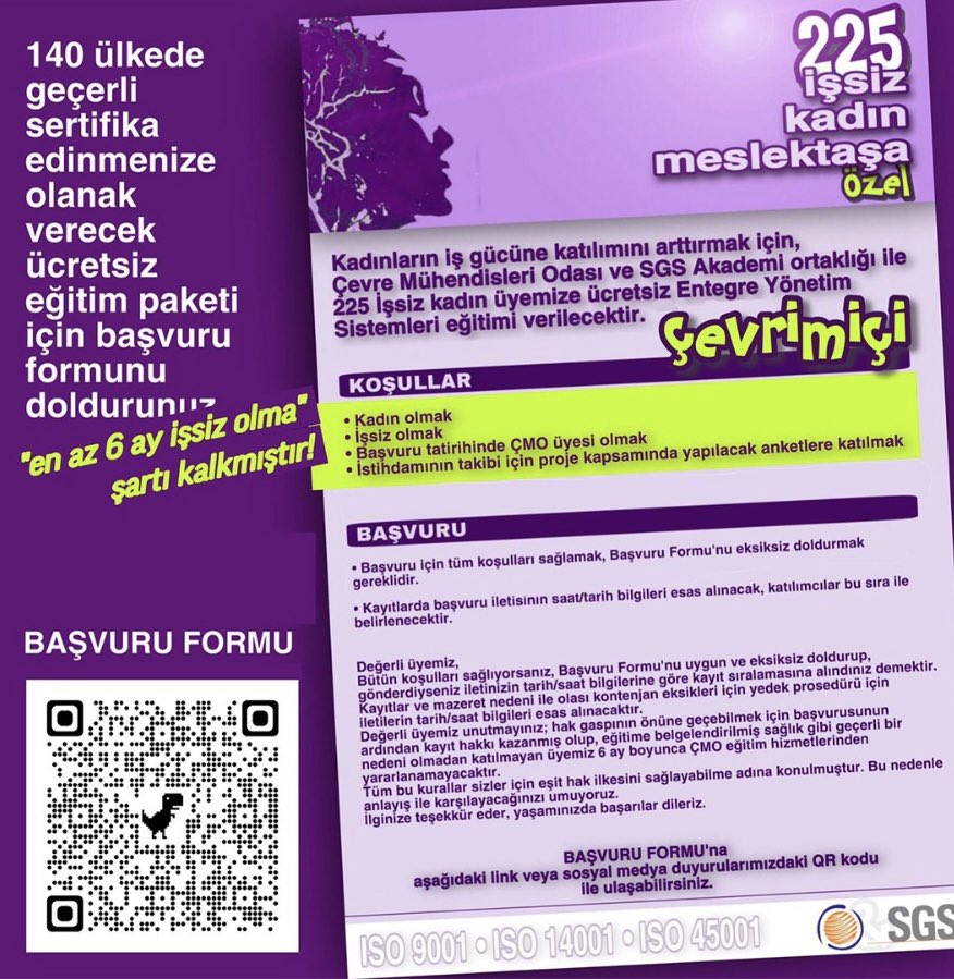 KonyaCmo's tweet photo. En az 6 ay işsiz olma şartı kalkmıştır. @CevreMuhOdasi https://t.co/OgVLLJ9y1h