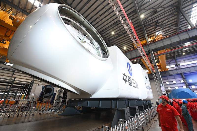 mazeemkhan1974's tweet photo. China🇨🇳 has produced the world's largest 16-megawatt wind turbine, home-developed 16-megawatt offshore wind turbine rolled off the production line in Fujian Province on Nov. 23.
The turbine boasts the world's largest single-unit capacity and biggest impeller. #ThisIsCPC #China https://t.co/yKwHp2DZSg
