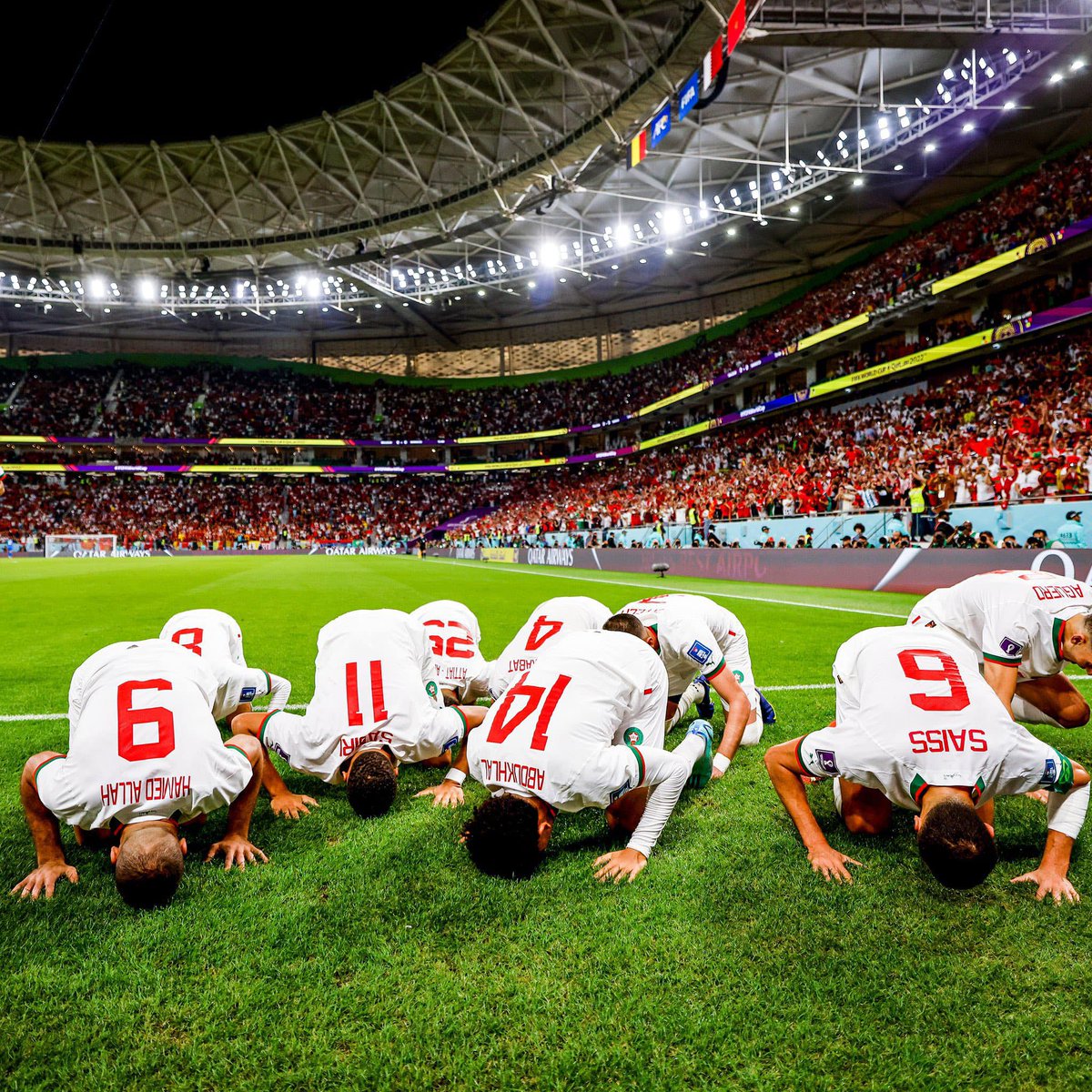 Jc_Bolt's tweet photo. The first win for Morocco at the FIFA World Cup since 1998. ✅ 
They beat the second-ranked nation in world football 🇧🇪 Belgium 𝟮-𝟬 and it’s no fluke.
A huge moment for the Atlas Lions and African football. 

#AfricaPredict  #tipsForYou 🇶🇦 #Qatar2022  #FIFAWorldCup https://t.co/XqwCDAwFbv