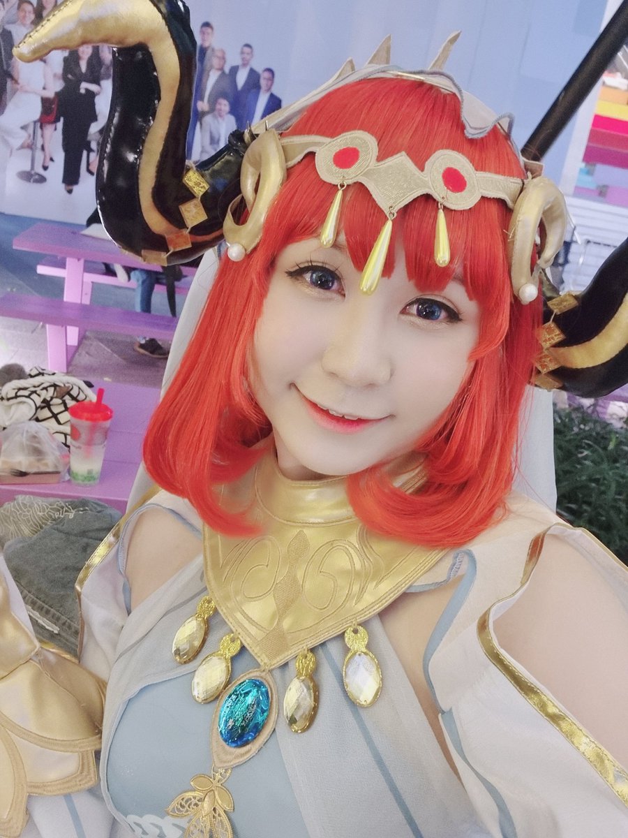 SNichimin's tweet photo. อัพย้อนหลังได้ป่ะล้า #cosnatsu #cosnatsu2 #CN2 #GenshinImpactth #Genshin #Nilou #คอสเพลย์ https://t.co/yA1lWW2oND