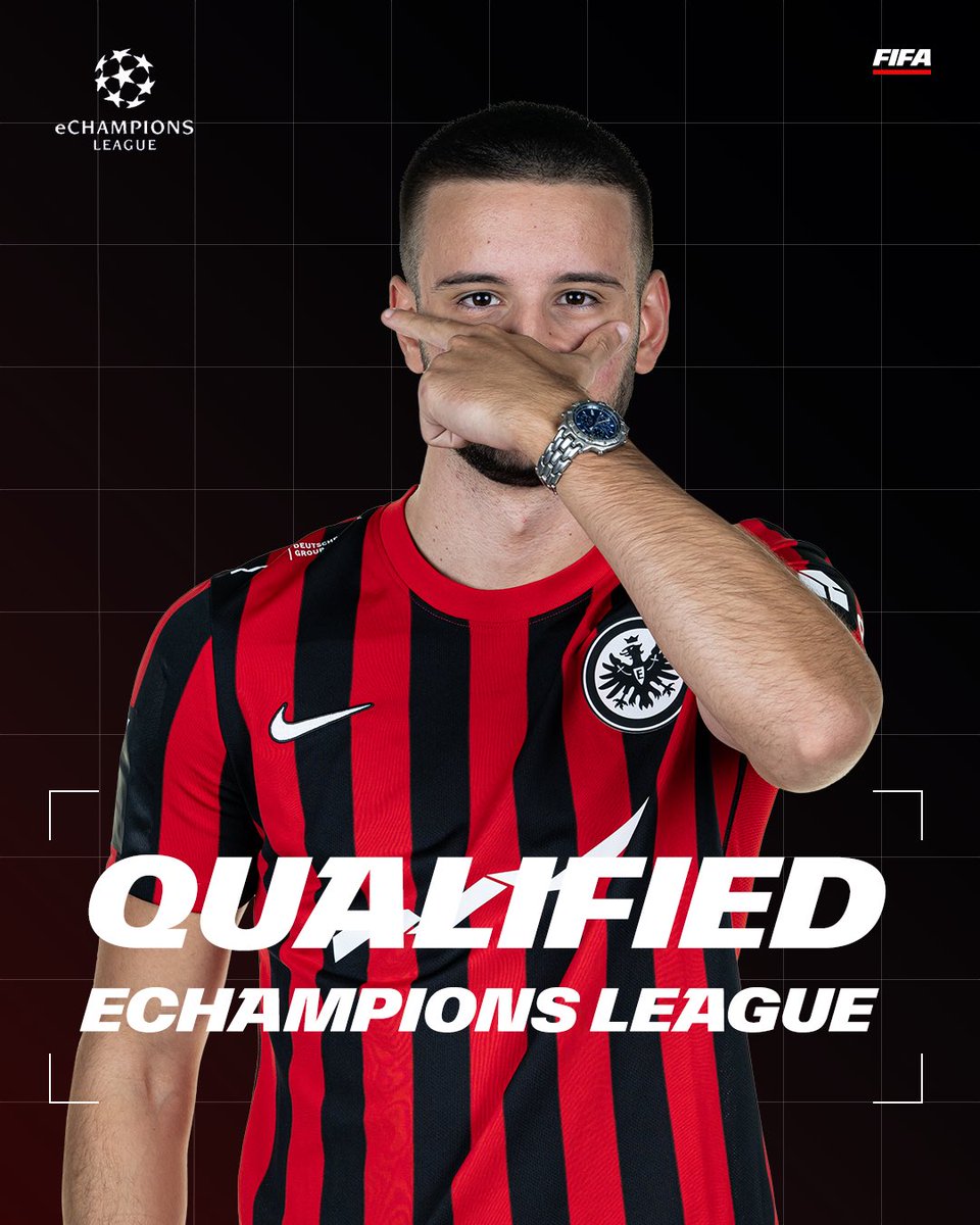 Eintrachtesport's tweet image. ✨ ⁣𝐐𝐔𝐀𝐋𝐈𝐅𝐈𝐄𝐃 ✨ 

@radelja11 &amp;amp; @AymaneSGE haben es geschafft!! 

Beide konnten sich für die ⁣𝐞𝐂𝐡𝐚𝐦𝐩𝐢𝐨𝐧𝐬 𝐋𝐞𝐚𝐠𝐮𝐞 Gruppenphase im Februar in London qualifizieren. 🏆
⠀
⁣#SGEsports | #SGE | #FIFA23