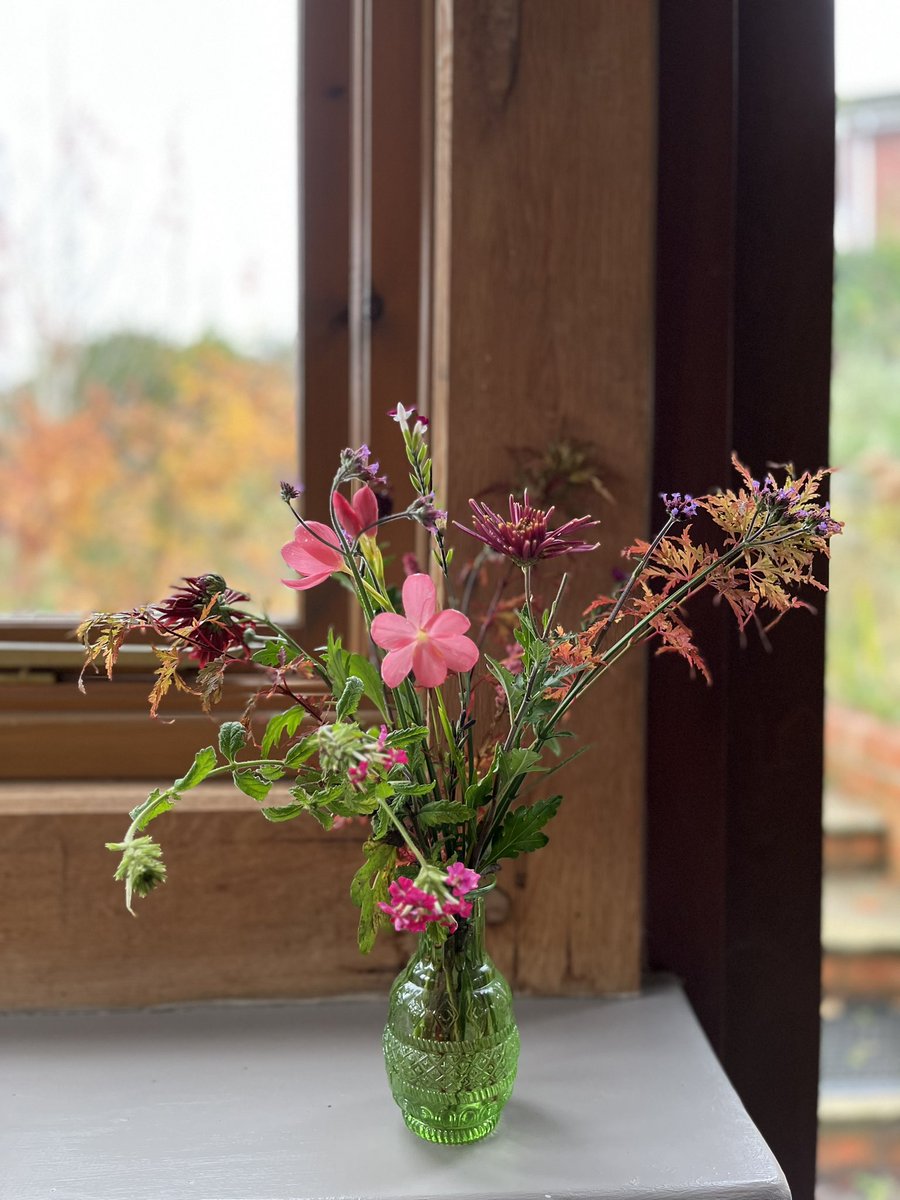 FrankieDev's tweet photo. Week 46 was, I confess, a bit of a struggle because everything is dying back in the garden. #somethinginavase https://t.co/loG8X46h37
