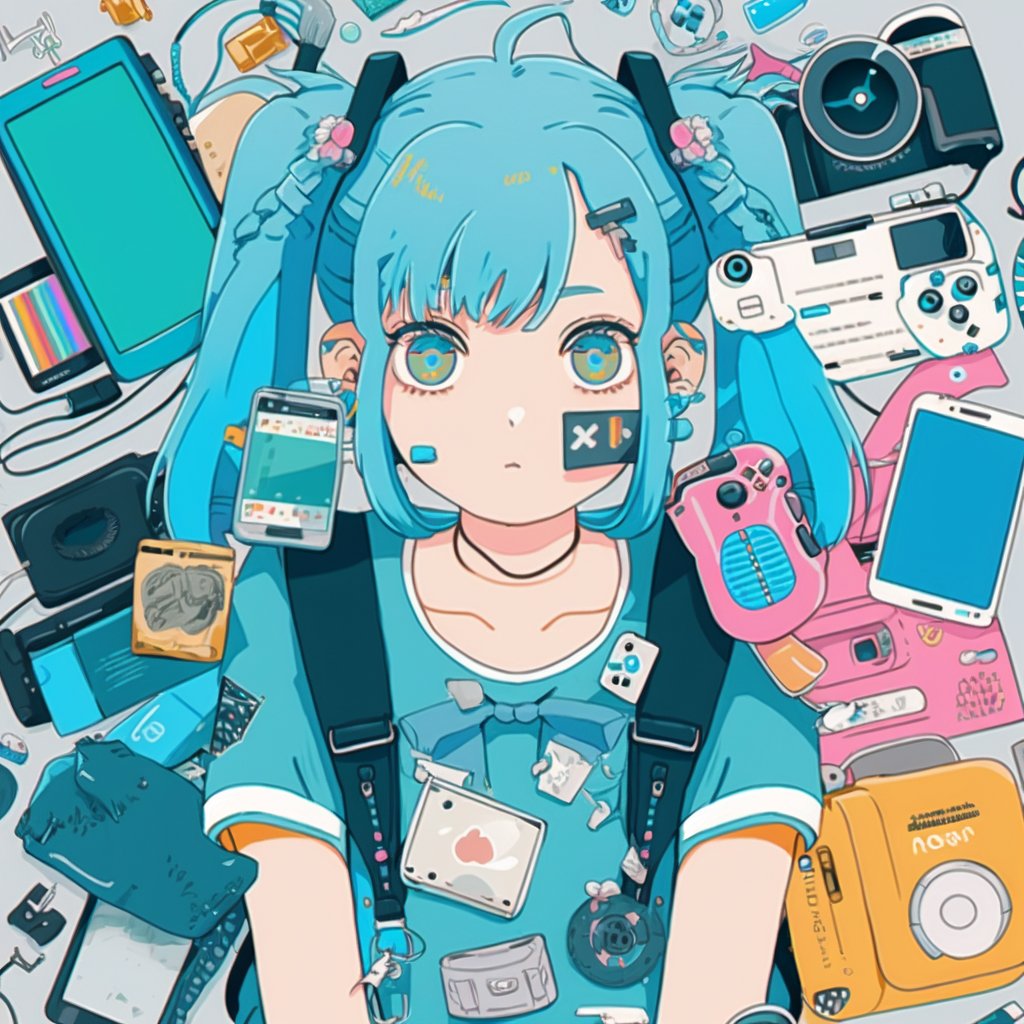 「#nijijourney 色で分けてみました。surrounded by gad」|工面ボードのイラスト