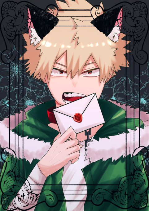 この間のハロパロ轟爆漫画の表紙もどき後日これとTwitterにのせてた漫画まとめて支部に投稿する予定です 