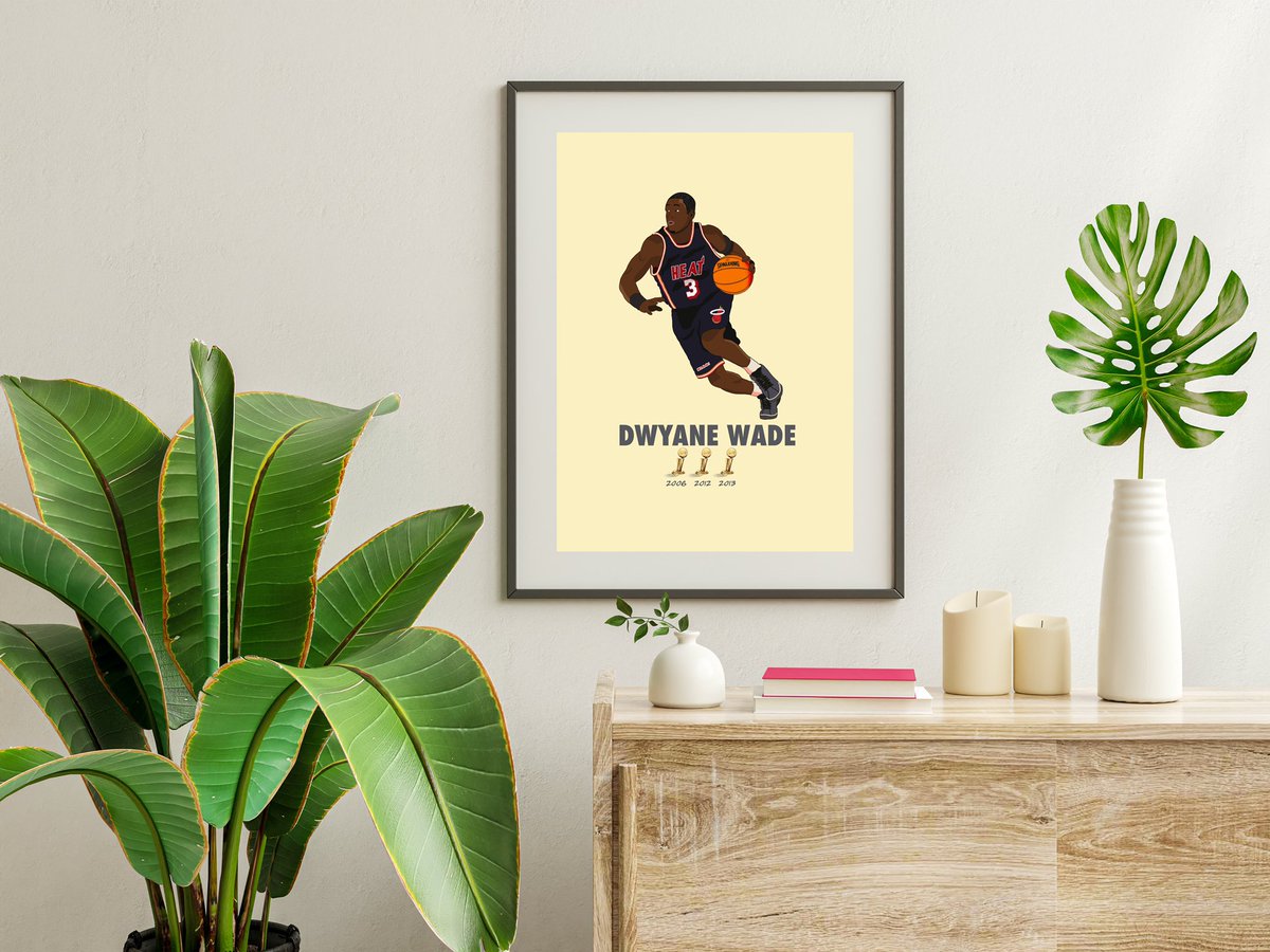 🏆 NBA CHAMPIONSHIP EDITION 🏆

DWYANE WADE

3 x NBA Champion
13 x NBA All-Star
2006 NBA Finals MVP
2009 NBA Scoring Champion

etsy.com/uk/listing/125…

⚡️ 25% OFF FOR THE NEXT 48 HOURS

🌍 Worldwide shipping available