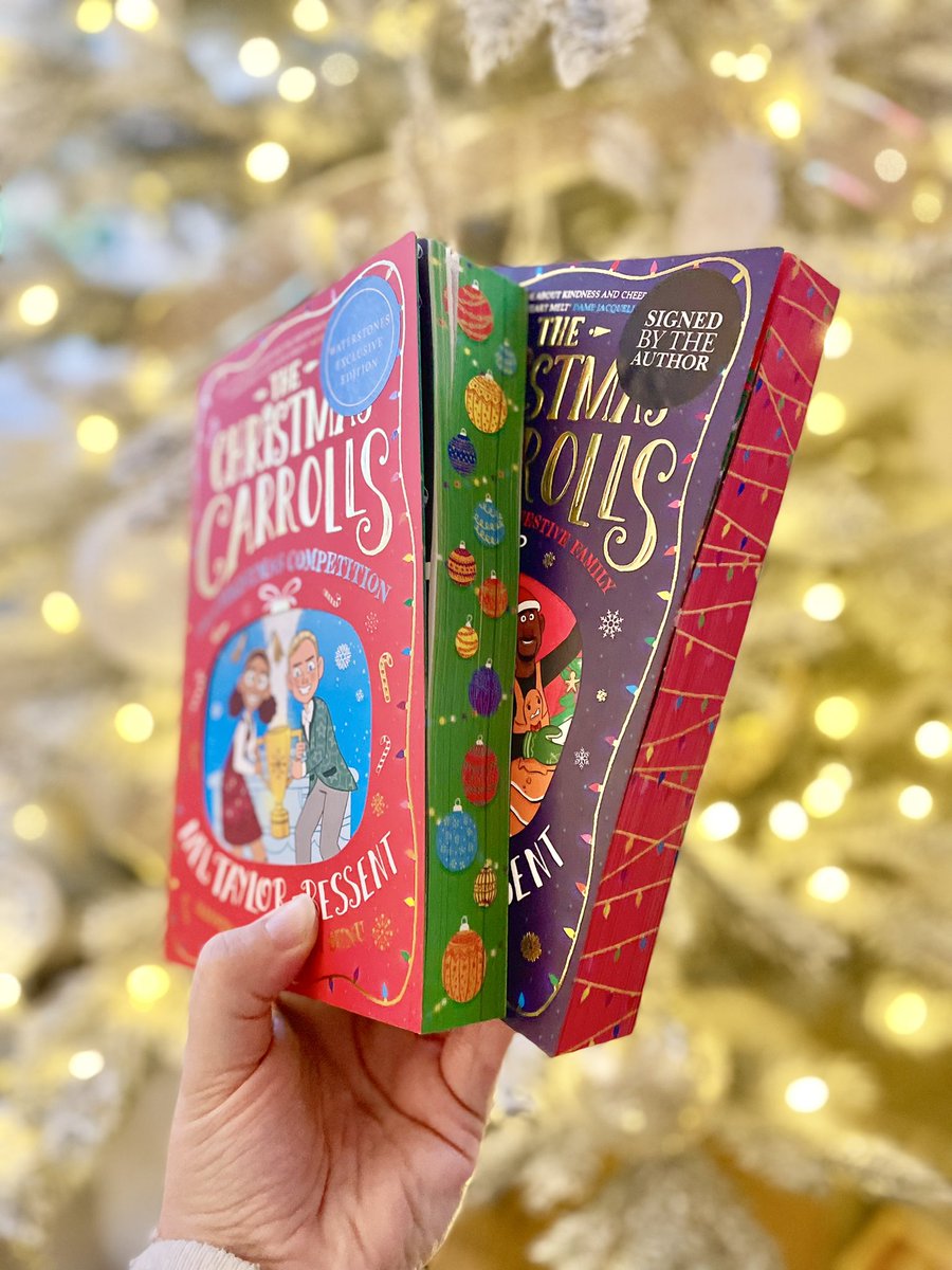 🎄🎁✨ CHRISTMAS BOOK GIVEAWAY!!✨🎁🎄 To be in with the chance of winning these signed, sprayed edge editions of The Christmas Carroll books: ✨ ‘Like’ this post ✨ RT by 10.12.22 You can also find sprayed edge copies of The Christmas Competition in Waterstones stores and…