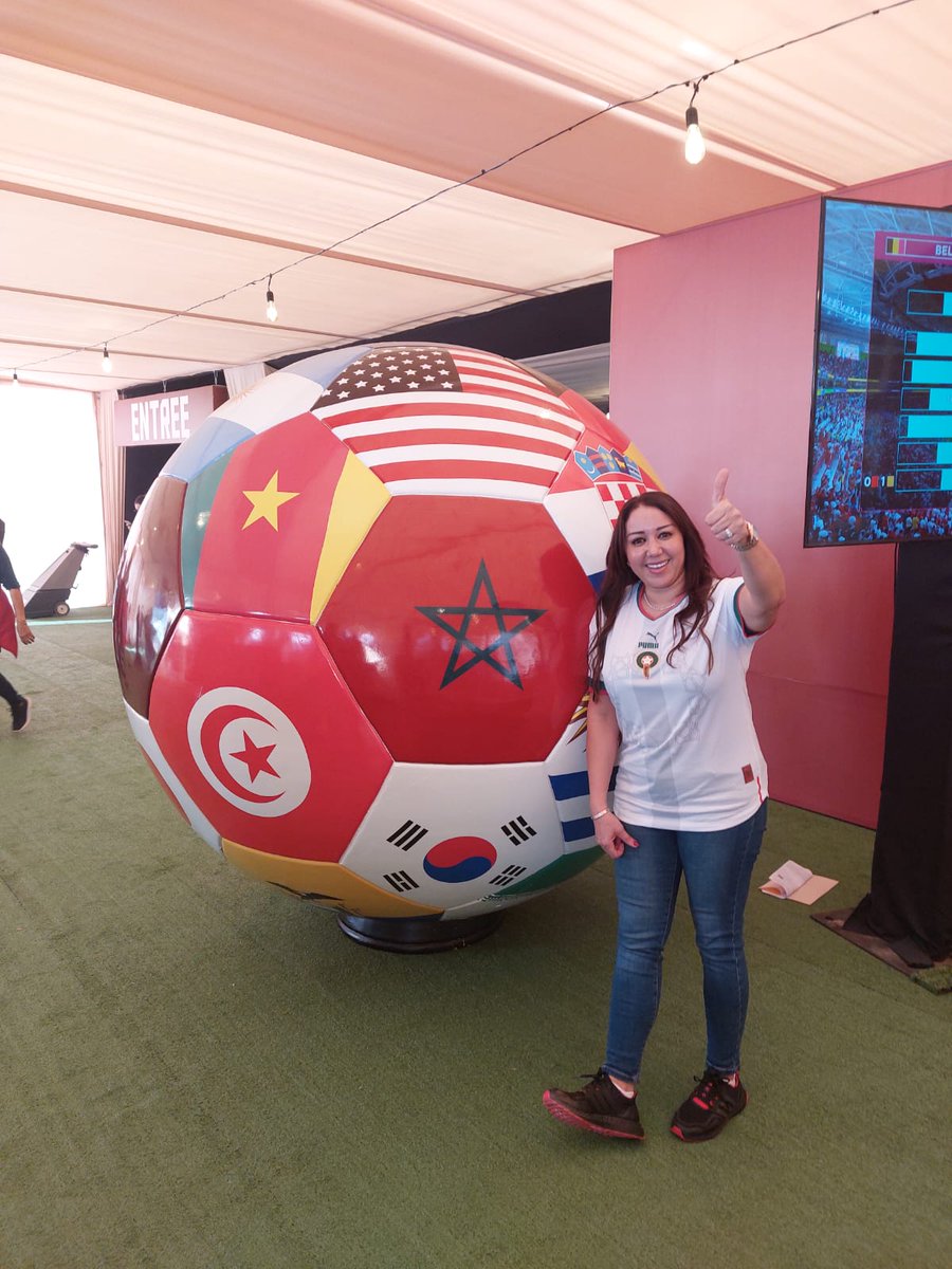 📷 عمدة الدار البيضاء السيدة نبيلة الرميلي تحتفل بفوز أسود الأطلس بطريقتها الخاصة ⚽️ 🇲🇦 👍