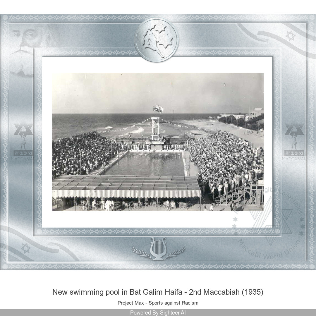 Sports is a force of good - the 2nd Maccabiah led to the establishment of the first swimming pool in Israel in 1935. The 50 meters long pool was built in Haifa and was used until the 4th Maccabiah in 1953 #UnitedInSports #Crypto #Inclusion