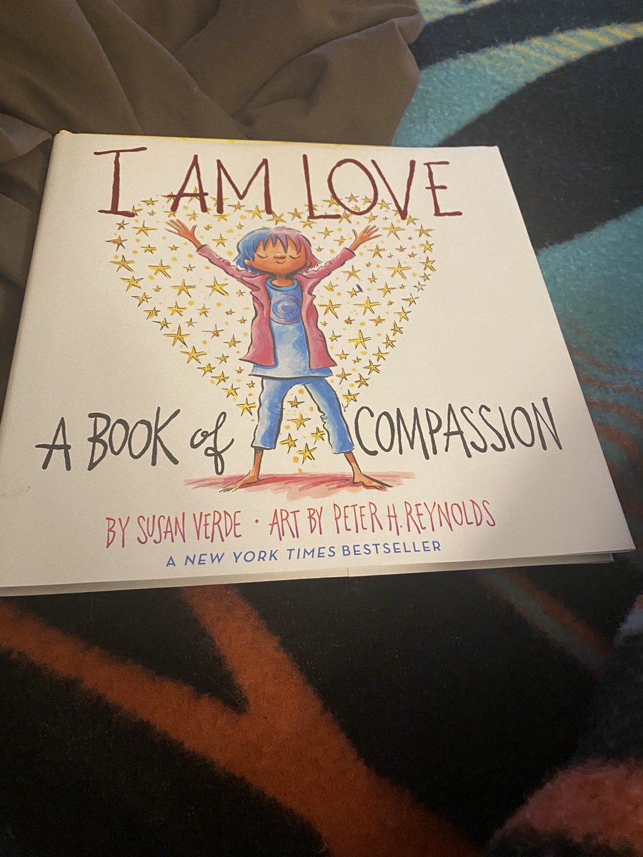 ktreit's tweet photo. Morning reading with the girls. Love this series by ⁦@susanverde⁩ and ⁦@peterhreynolds⁩ that a friend gave us a few years ago. Great way to start the morning https://t.co/0J1X56RErG
