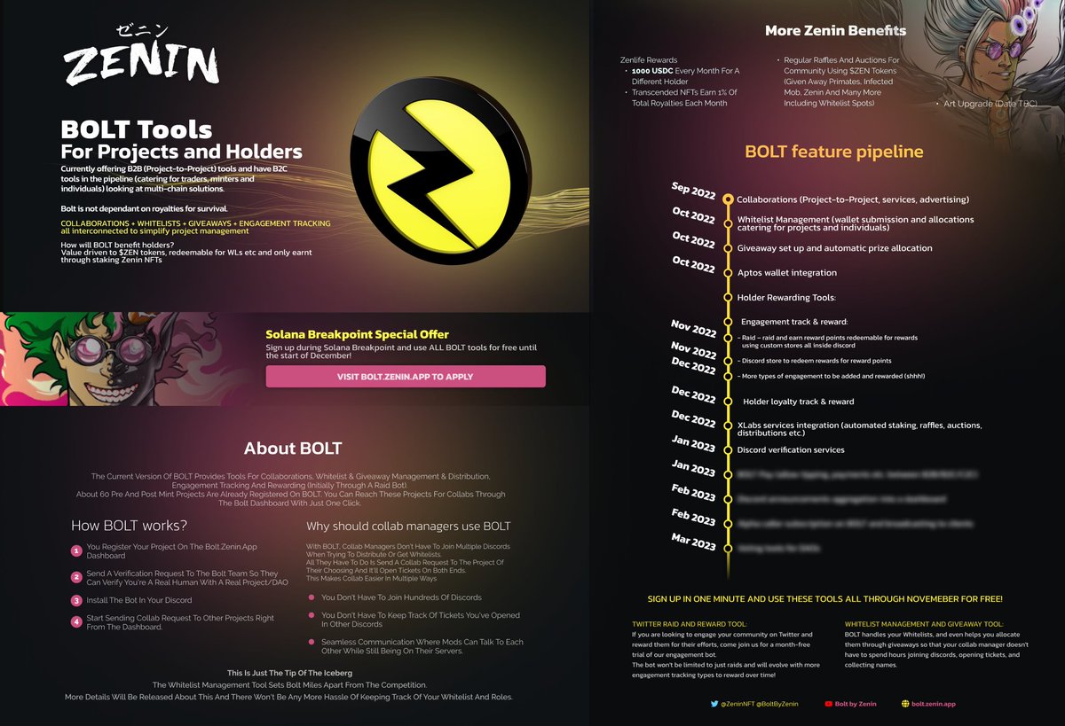 jadoodotsol's tweet photo. After a bull run full of mediocrity and projects cashing in on building the most basic tech, I believe it's time to change the meta in the next one. 

Here's why I believe  @BoltByZenin will be the most used discord Bot in the next bull run.... https://t.co/vOzmZRAQDG