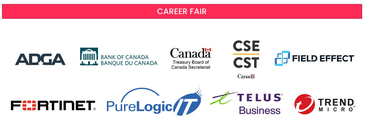 BsidesOttawa's tweet photo. We would like to thank all of the participants in the BSidesOttawa Career Fair! We encourage students, recent grads, and folks looking to switch into cybersecurity to check out the Career Fair and see what kinds of positions are open. Free, no registration https://t.co/lvFxbfRmv8 https://t.co/yBLjO9LmeK