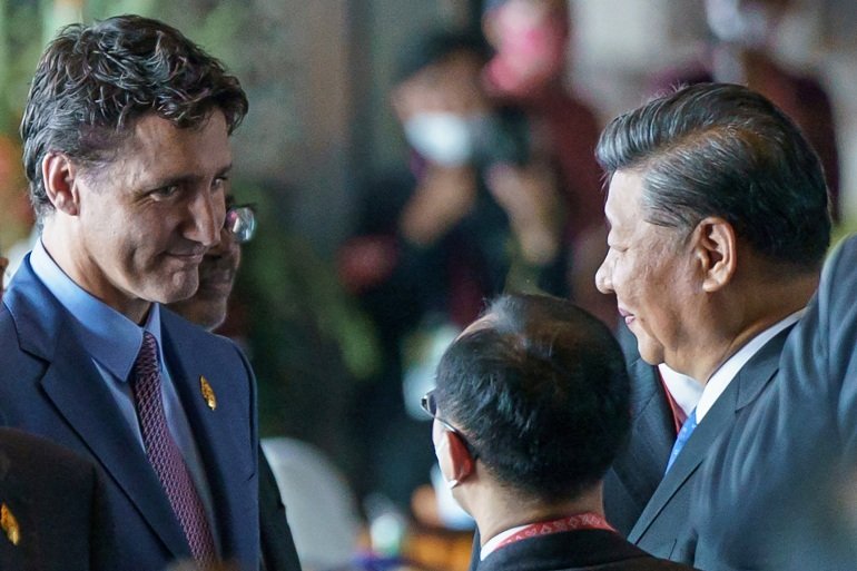 MarkCarney_Ego's tweet photo. The riots in China are concerning, and may have been started by a small fringe minority of racist misogynists.

I've spoken with President Xi to offer Canada's help containing them.

My Government is a world leader in oppressing free will and trampling on rights and grandmothers. https://t.co/hHrpuhRX4x