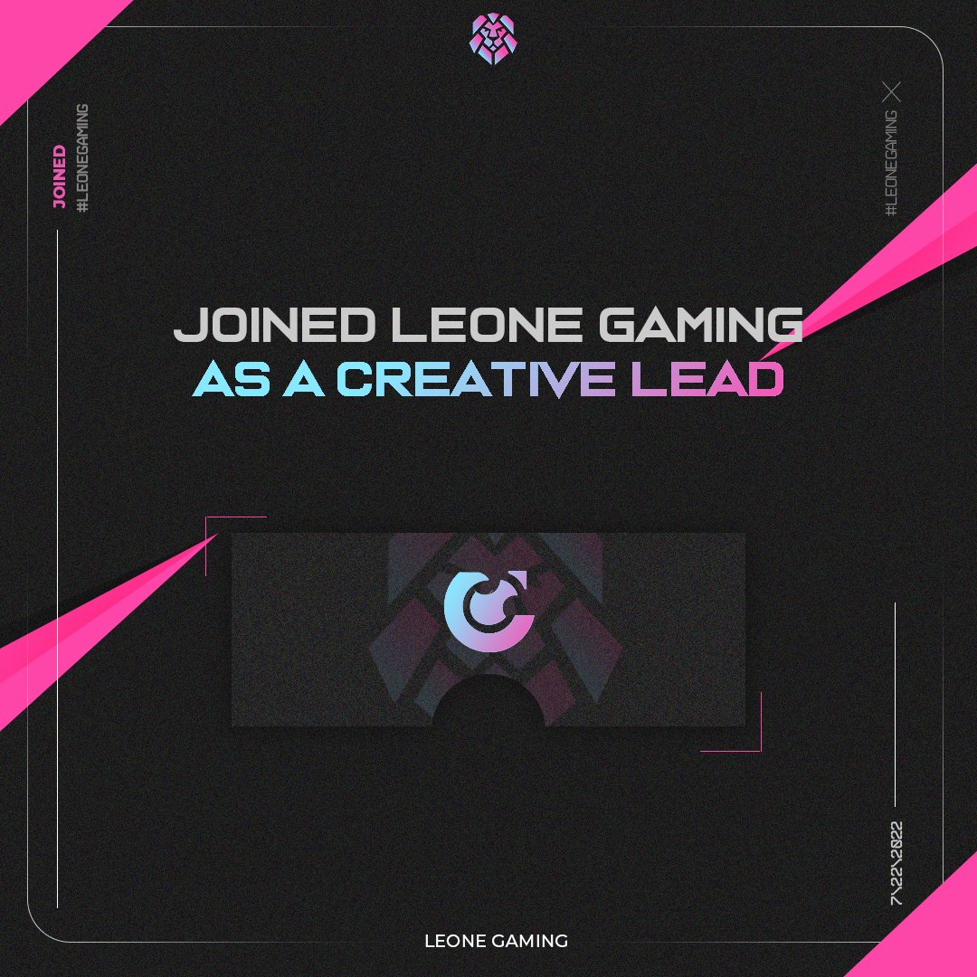 Joined <a href="/LeoneGamingTV/">Leóne Gaming</a> as a creative lead.
