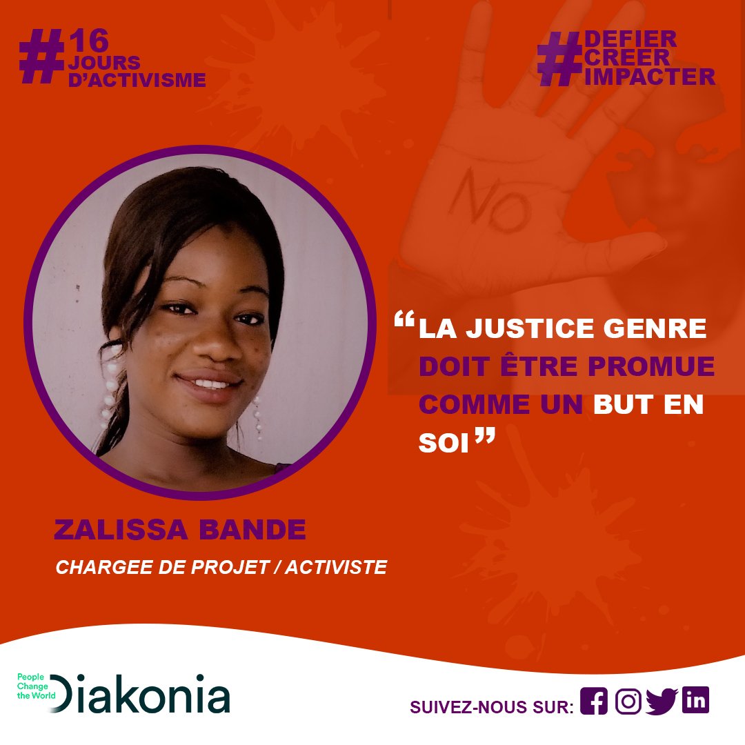 BandeZalissa's tweet photo. Pour une societé plus juste et équitable pour tout le monde,engageons nous!
#Défier_Créer_Impacter
#16jours
#ToutesUnies
@DiakoniaBF 
@sharenetburkina https://t.co/tO8lyESh4O