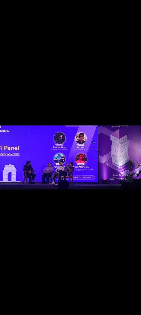 anshstwt's tweet photo. At @GuildDelhi yesterday, I learned a lot, including sidechains, solidity scan, biconomy SDK, and more. Got to meet some amazing founders @sameepsi (quickswap) @AnshulRustaggi (Totality Corp)

Also, loved the explanation of Polygon Id by @bajpaiharsh244

#RoadToPolygonConnect https://t.co/14FZ6TIx9S