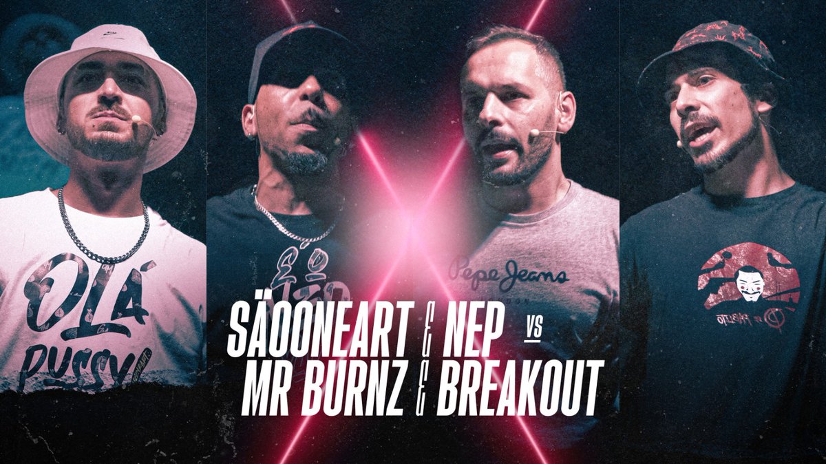 SaoOneArt e Nep vs Mr Burnz e Break0ut já disponível em patreon.com/ligaknockout !! 🔥