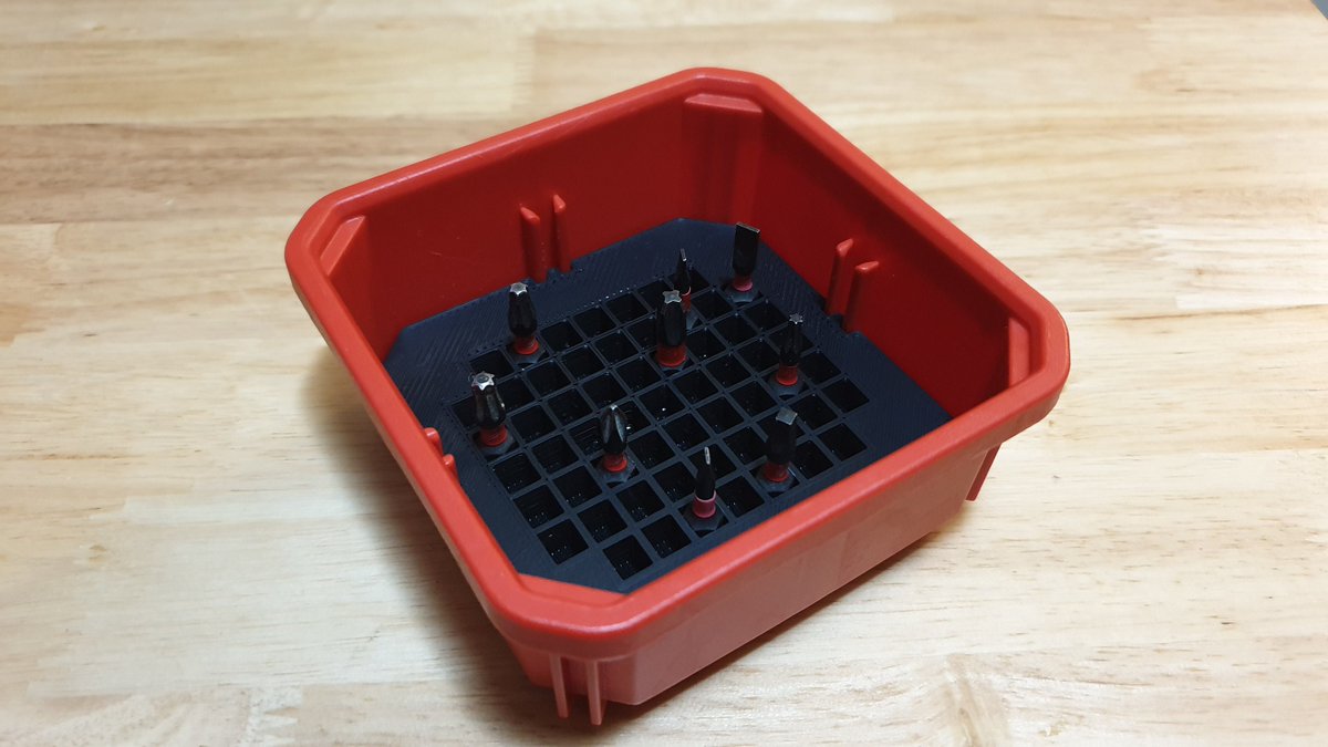 3D_playground's tweet photo. ★★★★★ "Solid quality and fast shipping!" Gary https://t.co/MDdEOGVHg3 #etsy #milwaukee #packout #lowprofile #organizer #stack #fuel #hex #bit #holder #3DPG https://t.co/KToCTRj8Fs