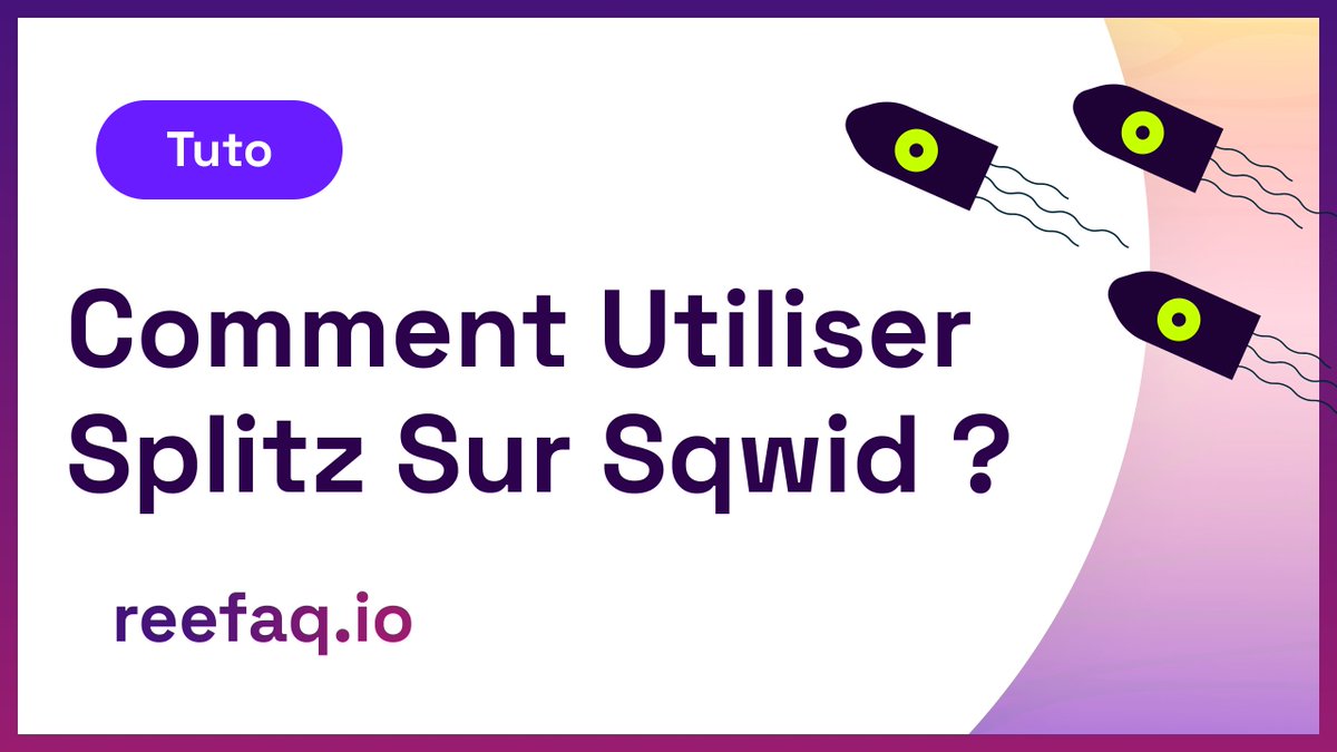 Pierre4Reef's tweet image. 🇫🇷 Comment utiliser #Splitz pour partager les royalties de la vente de vos #NFTs parmi plusieurs adresses sur @sqwid_app , première marketplace de la @Reef_Chain ?

👉youtu.be/HgZN7dBngX4