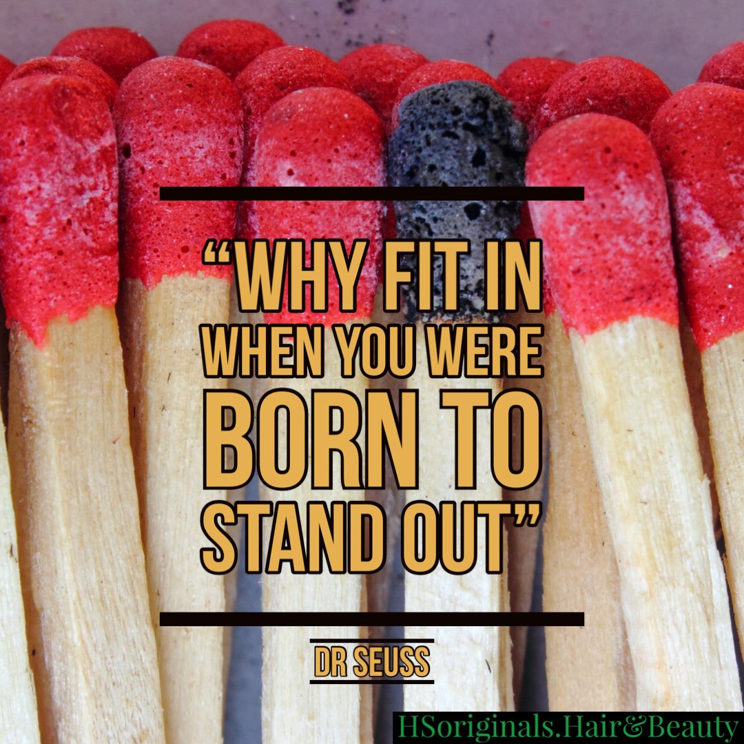 HS_originals1's tweet photo. https://t.co/oSS0csOJo6&Beauty Sometimes you’re just not meant to ‘Fit In’ at some time in your life you’re there to ‘Stand Out’. Happy Sunday.
#HSoriginals
#BlackOwnedBusiness
#SundayVibes
#StandingOut
#NotFittingIn
#OddOneOut
#HappySunday
#Outstanding
#OneAndOnly
#Original https://t.co/PBiPRy5AOu
