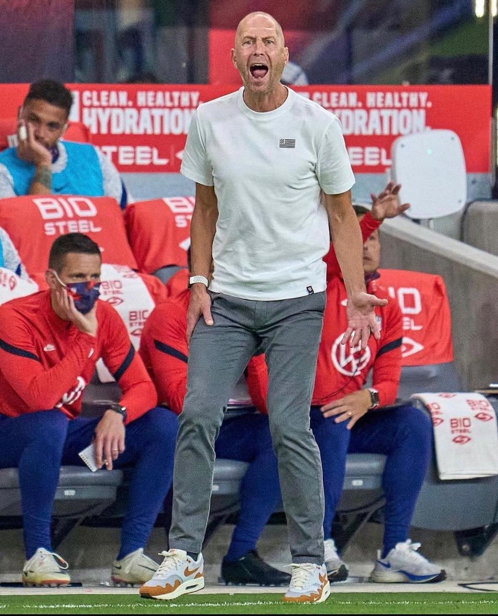 JustFreshKicks's tweet photo. USMNT head coach Gregg Berhalter's shoe game 👏⚽️ https://t.co/9lIvrBXTLs