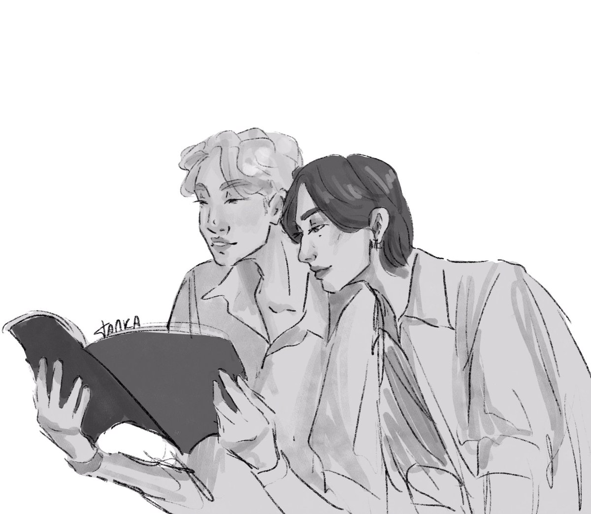 ebtalka's tweet photo. школьные будни😴

#chanjin #hyunchan #straykidsfanart https://t.co/E2GK7uUtb0