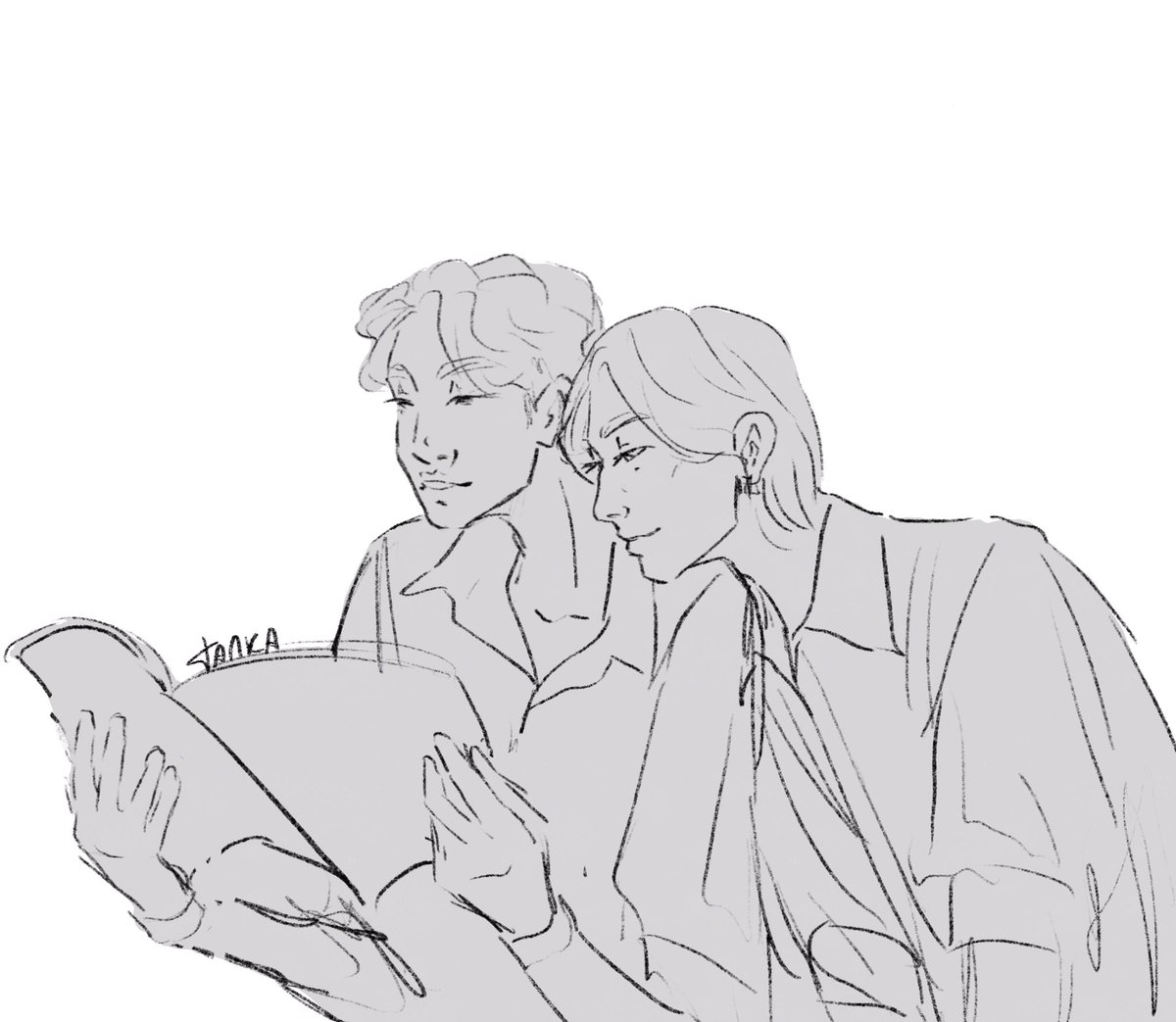 ebtalka's tweet photo. школьные будни😴

#chanjin #hyunchan #straykidsfanart https://t.co/E2GK7uUtb0