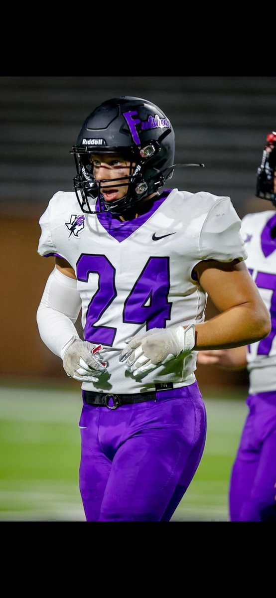 THANK YOU FULSHEAR FOOTBALL for the last 4 years! What a ride!! I will miss my brothers, the field, the Locke room, and the game! 💜🖤💜🖤#24 out. <a href="/fulshear_fball/">Fulshear Football</a> <a href="/WeAreFu1shear/">Fulshear High School Recruiting</a> <a href="/sloan_coach/">Coach Sloan</a> <a href="/Coach_NJones/">Nick Jones</a> <a href="/coachcodutti/">Coach Codutti</a>
