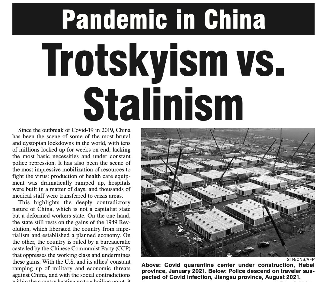 WorkersHammer's tweet photo. #Antilockdownprotests in #China point to the need to replace #CCP with soviet rule! Down with the CCP's lockdowns! The road forward is under the banner of #Trotskyism. For a China ruled by soviets!
https://t.co/0knLrLjV7g
#Shanghai #leninism #Urumqi #ChinaProtests https://t.co/V9bM22OaGE