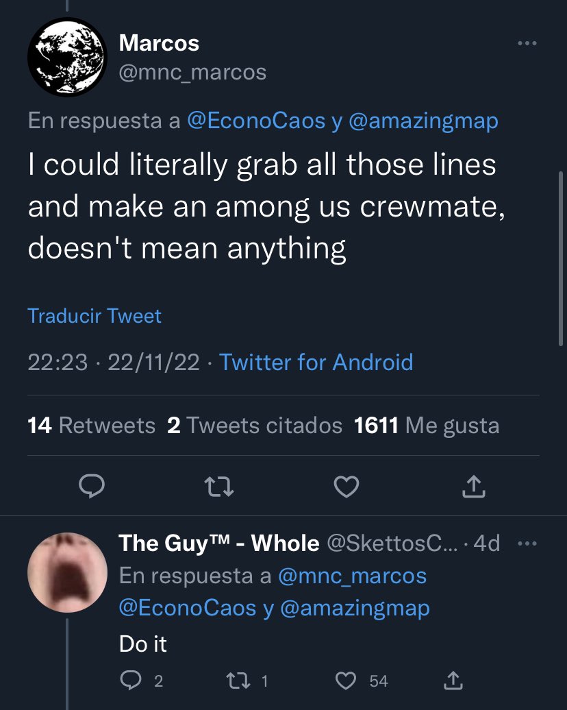 Tuitbol's tweet photo. Esta interacción https://t.co/Af0cQaZFzi