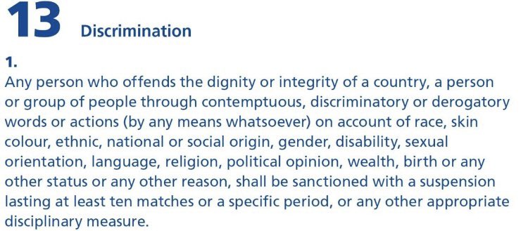 SwitchbladeSean's tweet image. All the Iranian Bots (and the minority of actual Iranians) posting under #ExpellUSA seem to forget, that banning the US for violating FIFA's rules also requires banning Iran for violating the same rules. Same goes for any other country with laws against homosexuality.