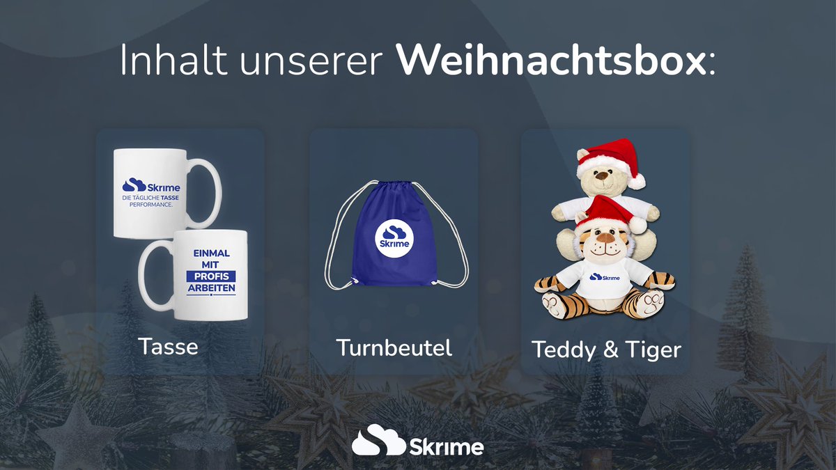 🕯️ Advent Verlosung 🕯️

Über die gesamte Adventszeit verlosen wir an 3 verschiedene Personen unsere Weihnachtsbox. Den Inhalt dieser Box kannst du aus dem unteren Bild entnehmen.

Um an dem Gewinnspiel teilzunehmen, folge uns und retweete diesen Tweet. 🎁

Auslosung am 24.12 🎄