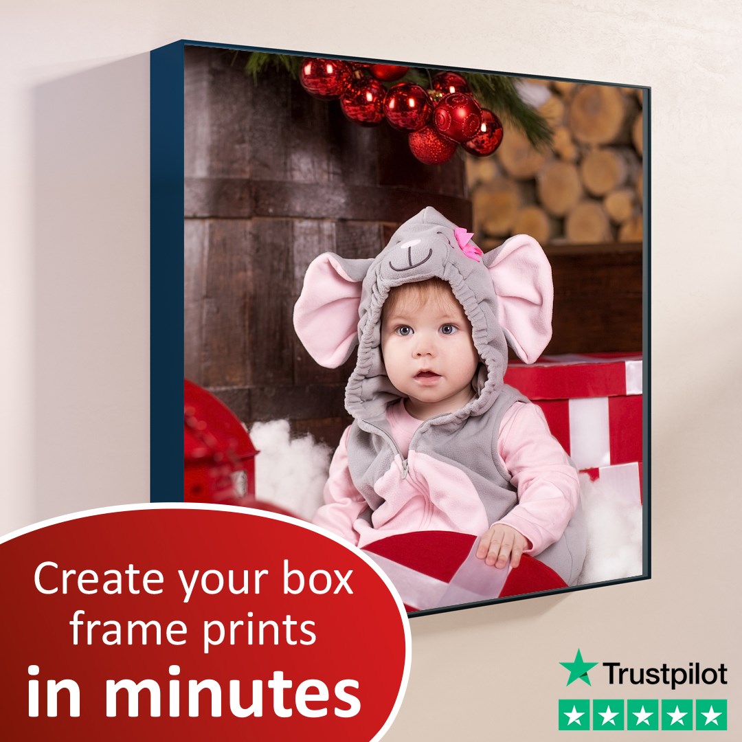 Box Frame Prints at bargain prices!
Get Yours - bit.ly/35tjOCd

A great alternative to canvas prints, our Box Frame Prints are made using select materials and come fully finished and ready to hang. Design, edit and order yours today