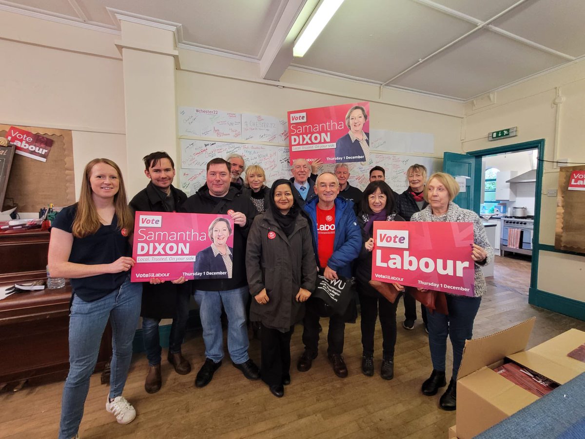 Brilliant to see so many <a href="/LabourWirral/">Wirral Labour</a> activists out on the doorstep for the amazing @CllrSDixon 

Let’s send Rishi Sunak and the Conservatives a message 

#VoteLabour